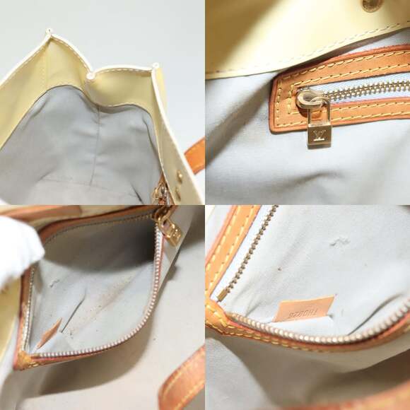 LOUIS VUITTON Monogram Vernis Reade PM Hand Bag Perle M91336 - Picture 12 of 12